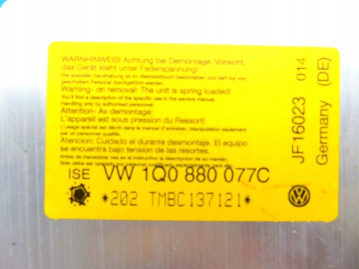 ДУГА KAPOTAŻOWY ПОДГОЛОВНИК 1Q0880077C VW EOS 1Q0, фото 7