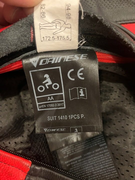 Комбинезон мотоциклетный Dainese 1-częściowy, разм. 48, фото 6