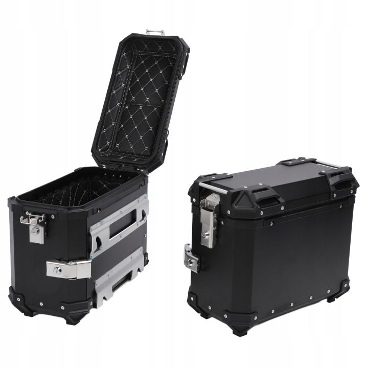 кофры боковой мотоцикла 38L x2 шт. черный, фото 3