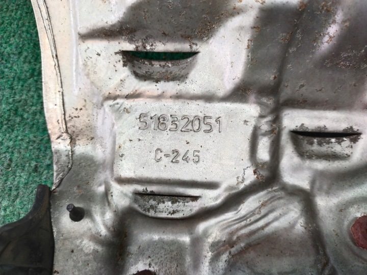 ТЕПЛОЗАЩИТНЫЙ ЭКРАН 51832051 FIAT DOBLO 2 II LINEA ALFA ROMEO GIULIETTA 1.6, фото 5