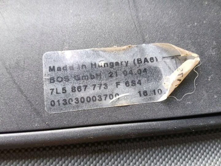 Шторка багажника PORSCHE CAYENNE 4.5 V8 ТУРБО 2004, фото 7