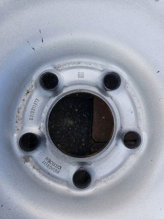 Штампованный диск Peugeot OE PEUGEOT 6.5" x 16" 5x108, фото 3