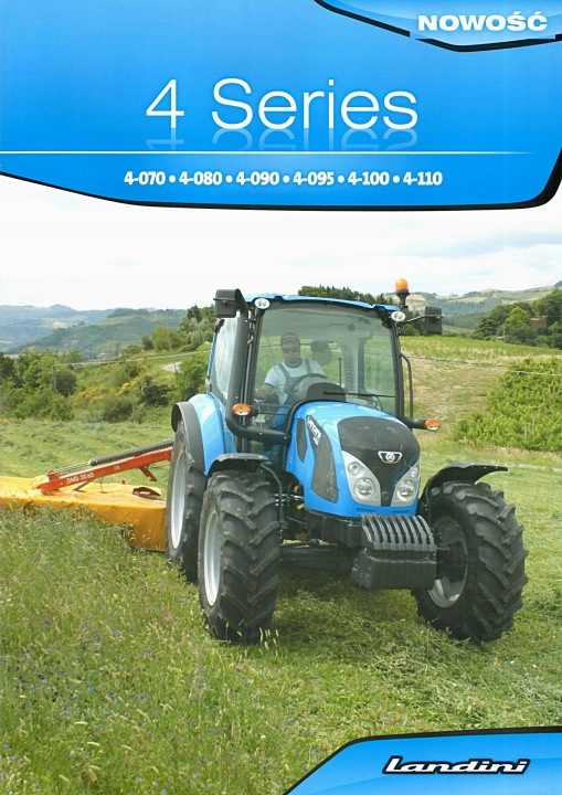 ПРОСПЕКТ LANDINI СЕРИЯ 4. ТРАКТОРЫ СЕЛЬСКОХОЗЯЙСТВЕННЫЕ, фото 1
