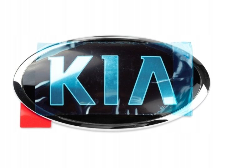 Эмблема автомобильная KIA 13x6,5 см, фото 1