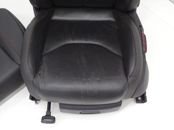 КОМПЛ. СИДЕНЬЯ ДИВАН ОБИВКА КОЖА + ОБШИВКИ SEAT LEON III 5F 3D FR С ПОДОГРЕВОМ, фото 4