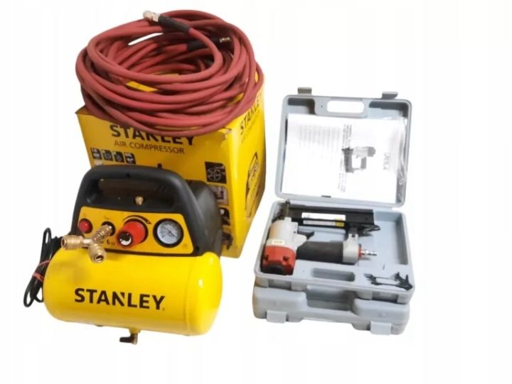 Компрессор безмасляный Stanley C6BB34STN039 6 l 8 бар, фото 1