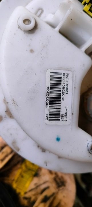 ТОПЛИВНЫЙ НАСОС 51863983 0580200136 FIAT PANDA 3 III 0.9 T-AIR TWINAIR 2012-, фото 6