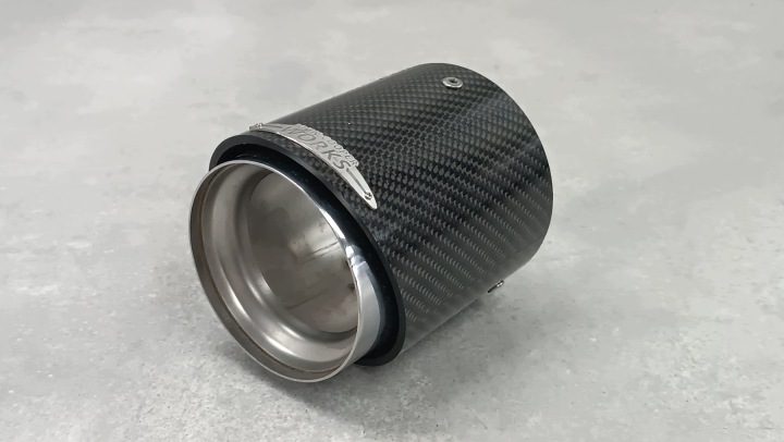 Насадка глушителя Mini Cooper JCW КАРБОН MINI F54 F55 F56 F57 F60, фото 1