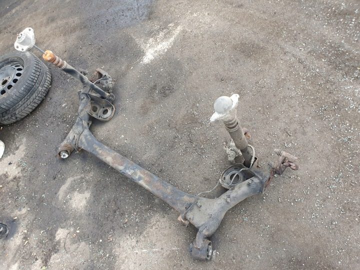 Балка задней подвески Volkswagen Polo 9n3 4d 1.4 05 г. 4 дв. НА СУППОРТЫ, фото 2