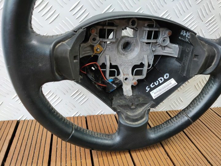 SCUDO JUMPY EXPERT II 07-14 РУЛЬ КОЖАНЫЙ КОЖА OE, фото 2