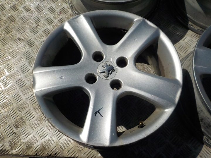 4× Литой диск Peugeot OE 307 308 6.5" x 16" 4x108 ET 31, фото 5