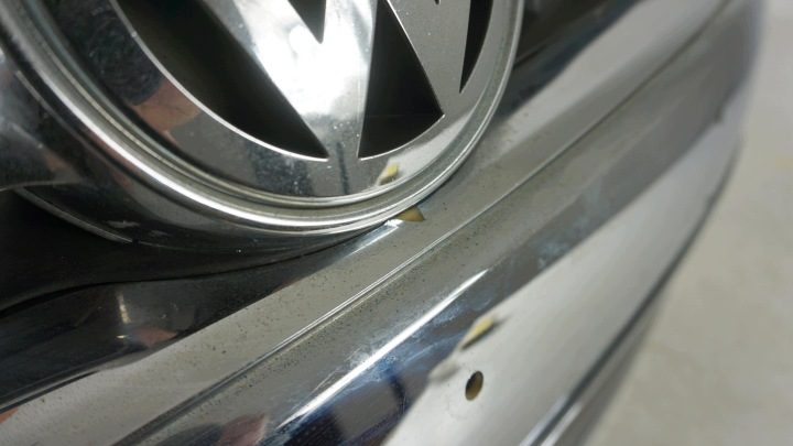 РЕШЕТКА РАДИАТОРА ПЕРЕДНЯЯ ХРОМ VW TOUAREG I 7L РЕСТАЙЛИНГ 7L6 07-10 РЕСТАЙЛИНГ 7L6853651K, фото 9