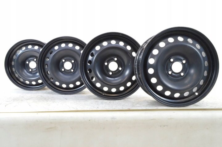 4× Штампованный диск Renault OE 6.5" x 16" 4x100 ET 49, фото 1