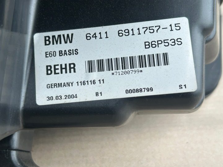BMW E60 ОТОПИТЕЛЬ ЕВРОПА 6911757, фото 2
