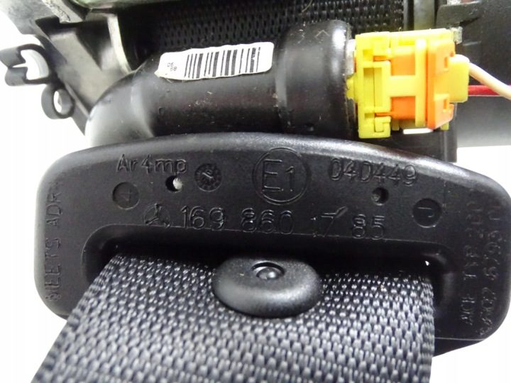 Ремень безопасности натяжитель левый задний Mercedes A B Класс W169 W245 2004-2012, фото 4