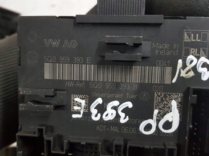 Audi S3 8V Модуль двери передней левой 5Q0959393E Блок управления drzw, фото 2