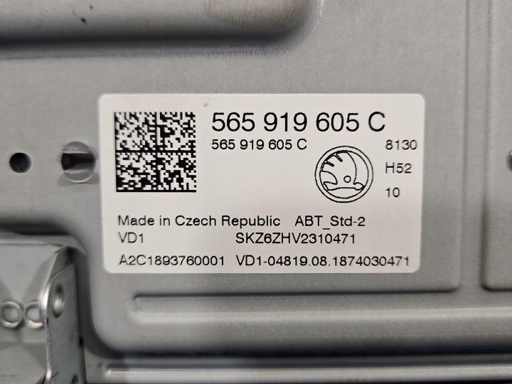 Магнитола штатная Skoda Kodiaq I 5Q0035840C, фото 7