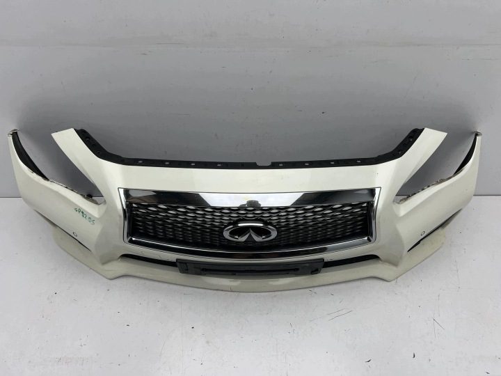Infiniti Q50 Sport бампер передний решетка LED в сборе QAA, фото 2