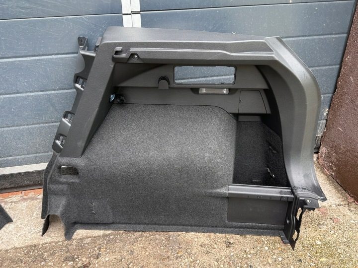 VW TIGUAN II РЕСТАЙЛИНГ ОБИВКА БАГАЖНИКА ОБШИВКИ КОВРОЛИН КОМПЛЕКТ, фото 3