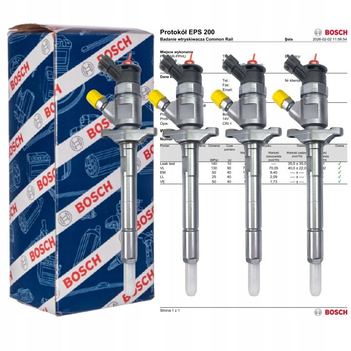 Форсунка Bosch Дизель 1.6 TDCI/HDI 0445110297, фото 1