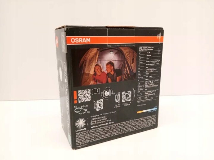 OSRAM Фара рабочего света VAL ШТЫРЬ POCKET LED, ciemnoszara/черный, 10 Вт, 1000 lm,, фото 2