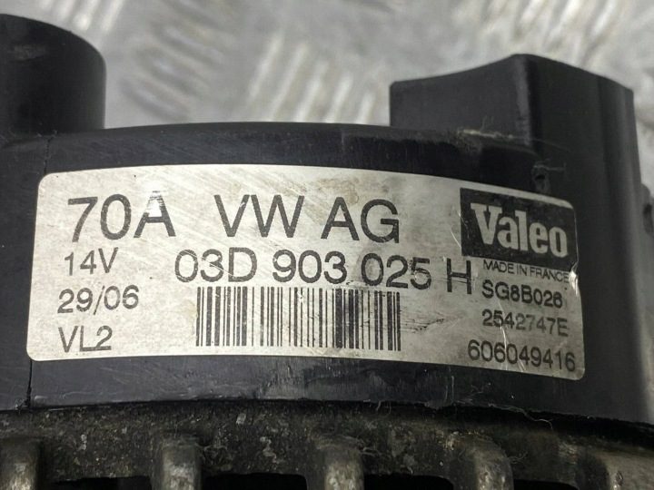 Генератор Skoda Fabia II 5J VW Polo Seat Ibiza 1.2 03D903025H, фото 16