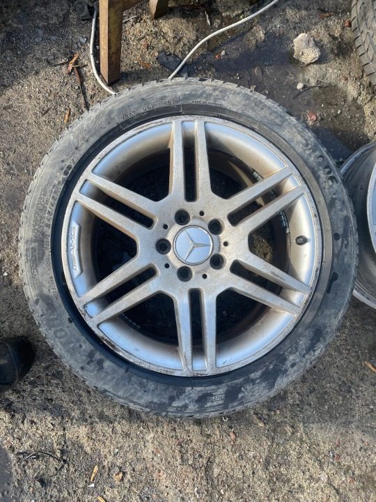 4× Литой диск Mercedes-Benz OE A2044014502 7.5" x 17" 5x112 ET 58, фото 1