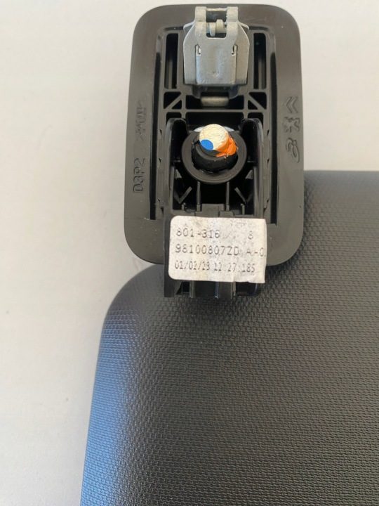 СОЛНЦЕЗАЩИТНЫЙ КОЗЫРЕК ПРАВЫЙ PEUGEOT 2008 II РЕСТАЙЛИНГ 23- 98100807ZD, фото 2