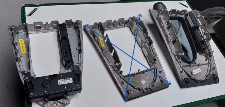 Рамка рычага КПП дерево декор Mercedes W211 E класс 211 821 69 58, фото 3