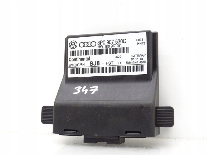 Модуль ЭБУ Gateway Audi A3 8P рестайлинг 8P0907530C, фото 1