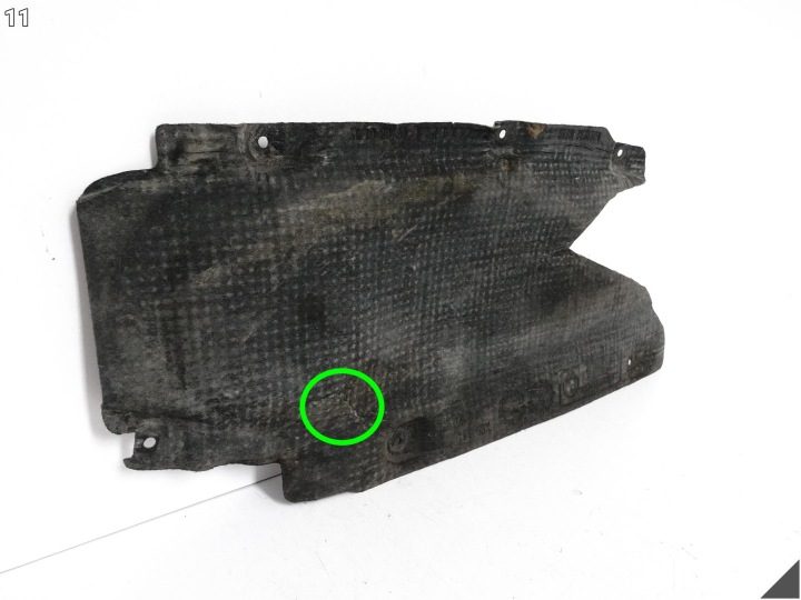BMW G11 G12 G14 G15 G16 G30 G31 G32 ЗАЩИТА ЛЕВАЯ ТЕПЛОВАЯ ДНИЩА ВЫХЛОПА, фото 12