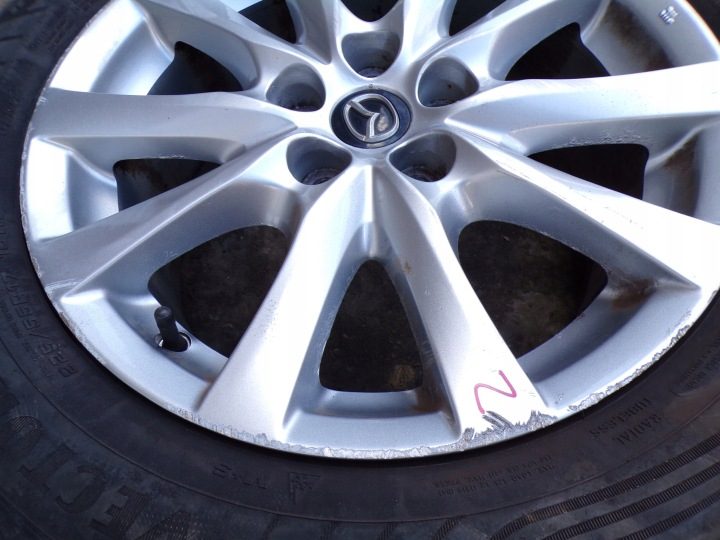 4× Литой диск Mazda OE 7.5" x 17" 5x114.3, фото 10