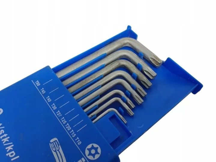 КОМПЛЕКТ КЛЮЧЕЙ TORX CR-V 9 шт. DUŻE 220 мм REDLOON, фото 5