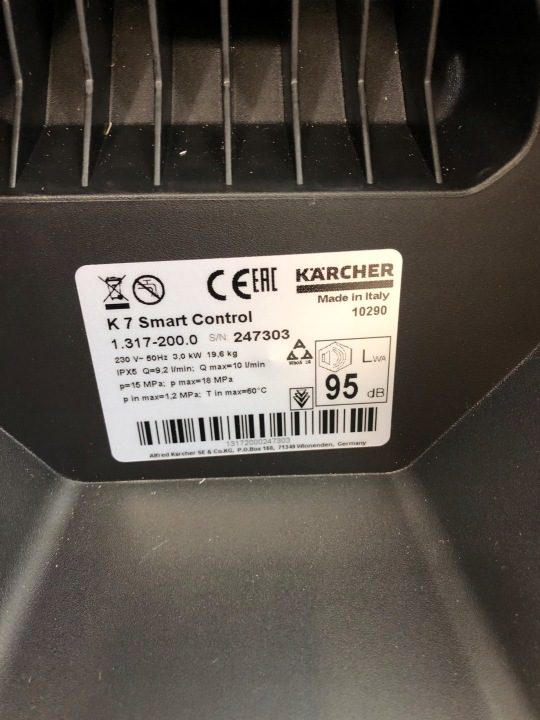 Мойка высокого давления Karcher K 7 Smart Control 1.317-200.0 180 бар 3000W, фото 8