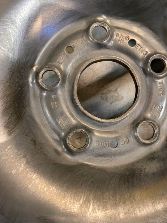 4× Штампованный диск Volkswagen OE 5q0601027ck 6.0" x 16" 5x112 ET 43, фото 6