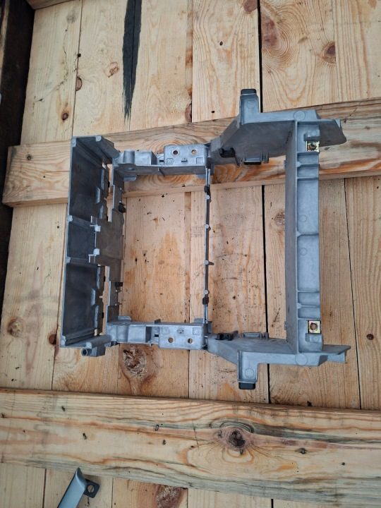 Рамка кронштейн каркас магнитолы 2-din Audi A4 B6 8E0858005C, фото 1