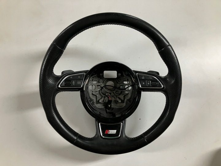 Руль мультифункциональный лепестка кожа S-line Audi A6 C7 4G 8X0419091M, фото 2