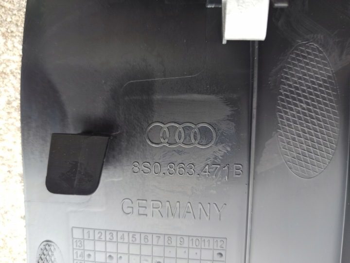 ОБШИВКИ ПОЛ БАГАЖНИКА KMP AUDI TT 8S 8S8861529, фото 10