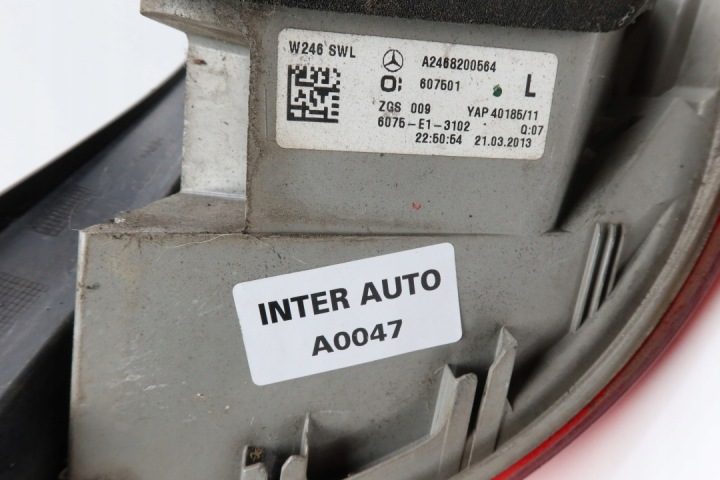 Mercedes w246 b-класс фонарь задний левый 2468200564, фото 9