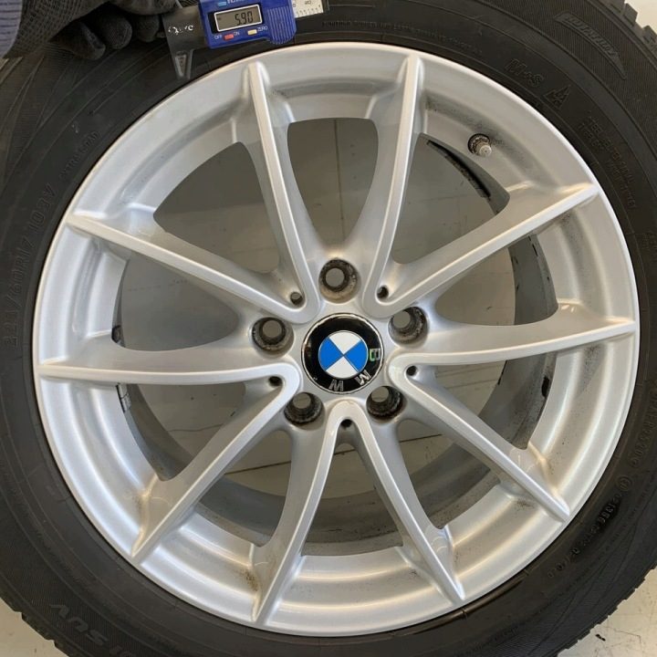 Колеса 17" литые диски шины комплект 8623249 BMW X3 F25 РЕСТАЙЛИНГ 14 г., фото 9