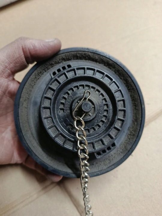 Крышка горловины бензобака с Kluczykami DAF XF CF LF 80 мм оригинал OE, фото 4