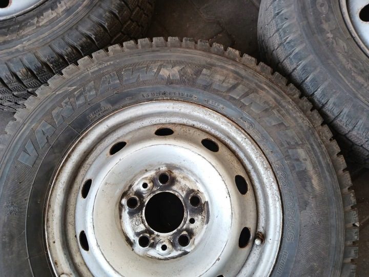 5x Колеса Fiat Ducato III Комплект + Запаска Firestone Vanhawk Winter 225/70/15C, фото 14