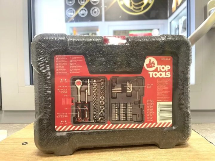 Комплект торцевых головок 63 шт. 38D515 TOP TOOLS, фото 3