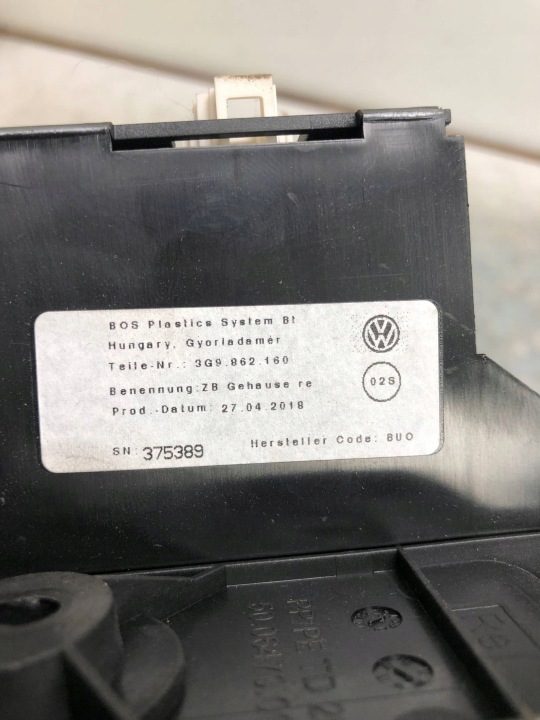 Механизм складывания заднего дивана сидений правый VW Passat B8 3G9862160, фото 8