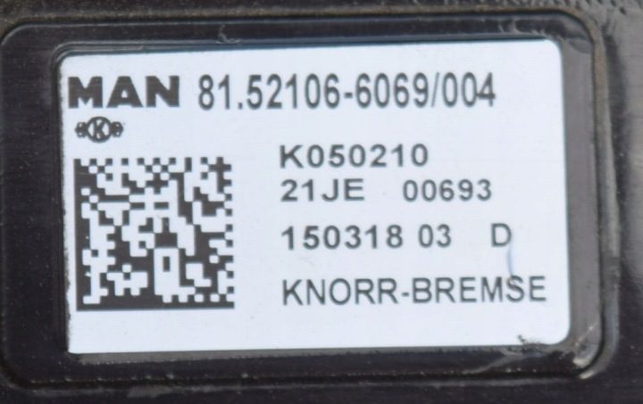 КЛАПАН МОДУЛЯТОР EBS MAN 81.52106 - 6069, фото 8