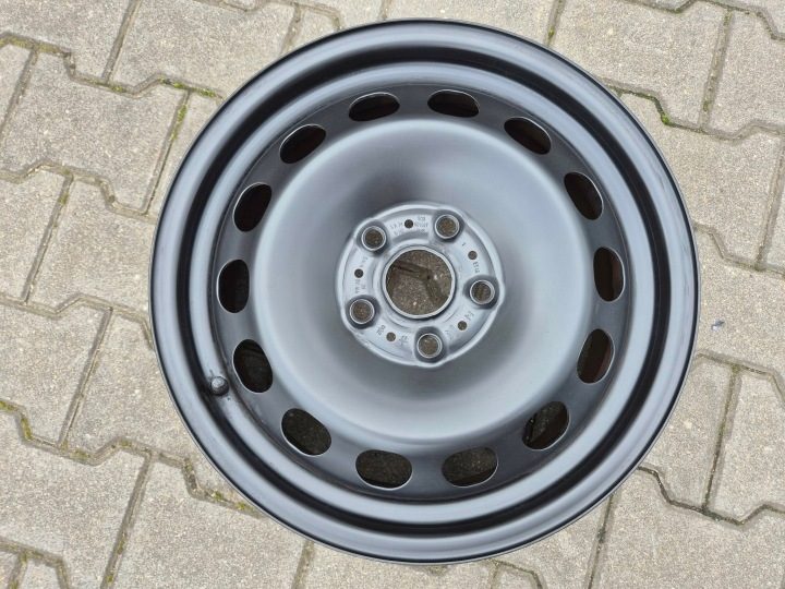 Штампованный диск Volkswagen OE 5Q0601027M/P 6.5" x 16" 5x112 ET 46, фото 1
