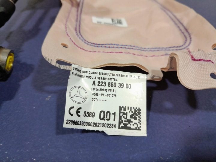 Mercedes S-класс W223 Airbag боковой сиденья A2238603900, фото 3