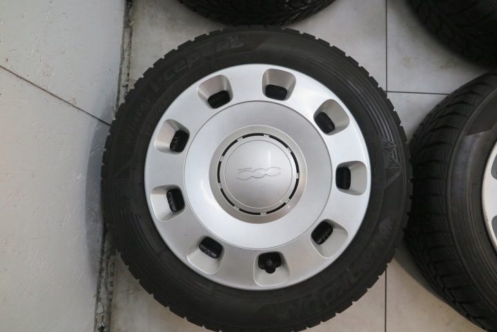 4X колеса диски шины зимние Hankook 175/65/R14 DOT 3314 Fiat 500, фото 2
