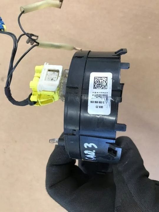 ШЛЕЙФ ПОДРУЛЕВОЙ УЛИТКА AIRBAG 1K0959653C VW TIGUAN I 5N0 09 г., фото 7