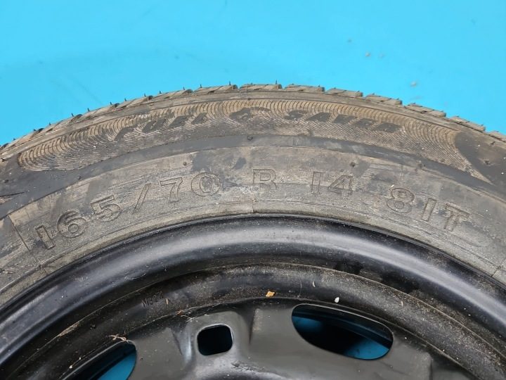 КОЛЕСО ЗАПАСНОЕ 14" ДОКАТКА SKODA FABIA II 165/70 R14 5X100, фото 6